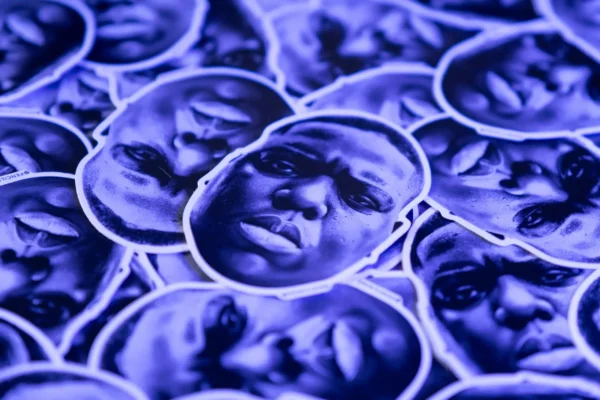 A Pencilking sticker of Biggie Smalls/the notorious BIG